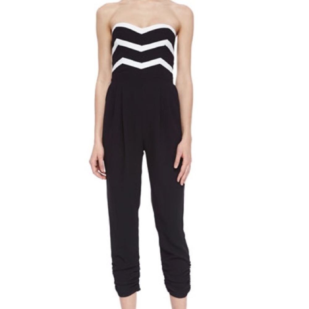 Parker Carmela Chevron Jumpsuit